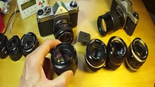 VINTAGE 50-55 MM PRIMES MAH02888