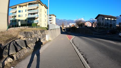 Roller in Monthey city