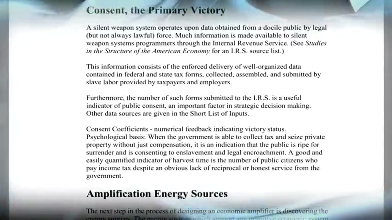 Silent Weapons For Quiet Wars - Audio-book 2_2 This is the plan being used to destroy us all