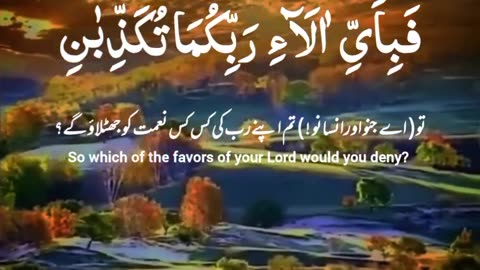 Ayat from Surah alRahman