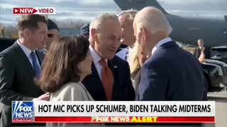 Schumer hot-mic talking midterms with Biden “ the debate didn't hurt us too much in Pennsylvania."