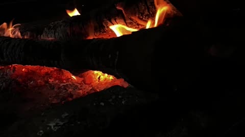 Wood fire