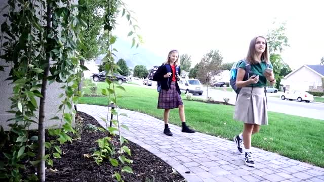 Car crush first day of school😱