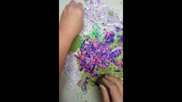 ASMR Dry Painted Purple Set