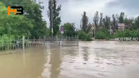 Înotătorii misterioși care urmăresc guvernatorului Crimeei se crede ca ar fi garda de corp.
