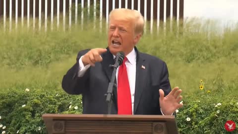 Actual President Donald J Trump Visits Actual US-Mexico border