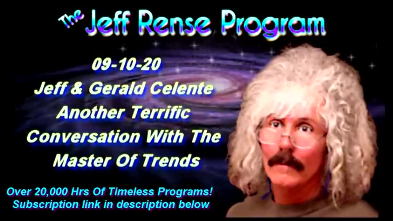 Jeff & Gerald Celente - Another Terrific Conversation With The Master Of Trends