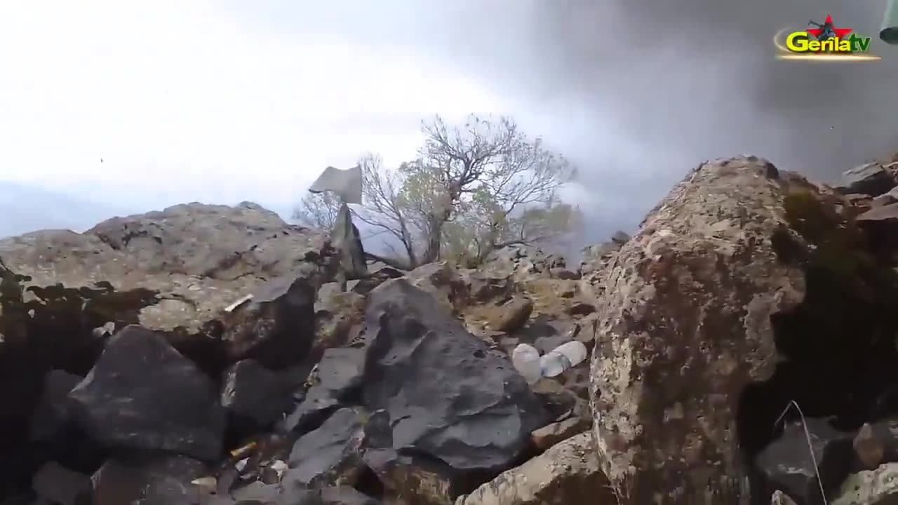 Close combat in turkish outpost