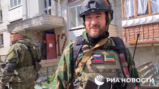 🇷🇺🇺🇦 Ours in Severodonetsk: fighters of Russia and the LPR