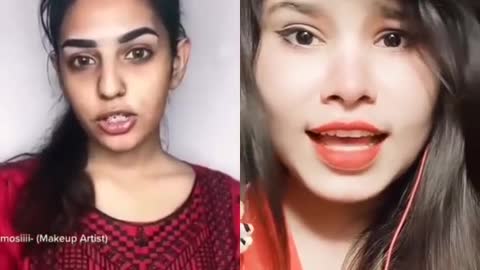 Pakistan cute girls makeup video| very good makeup video | vairl reels video