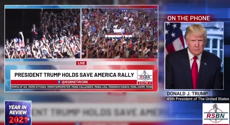 President Donald J Trump interview on RSBN