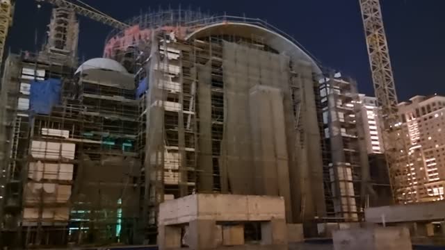 The Pearl Mosque at night