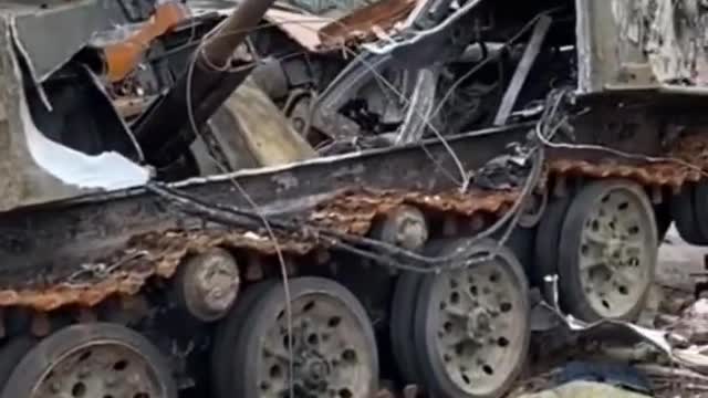 Ukraine war,destroyed tank #shorts