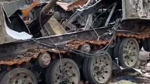 Ukraine war,destroyed tank #shorts