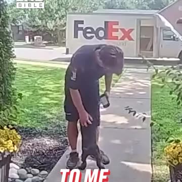 Doggo Gives Delivery Driver A Hug🥹