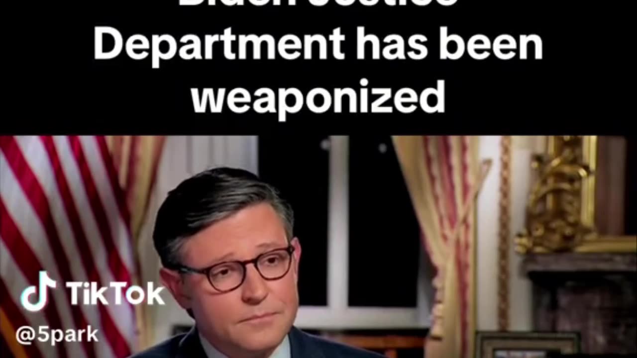 Mike Johnson On the Weaponization of the Justice System !