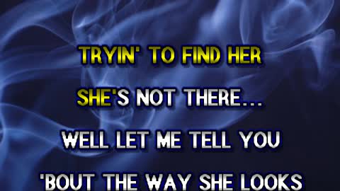 kbkaraokeking she's not there santana