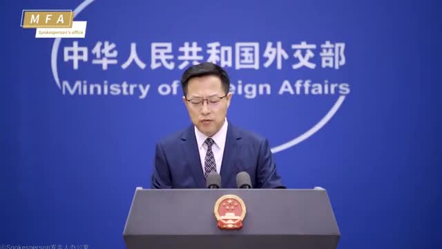When did that happen? China says that Biden should honor the commitment that President Biden made.
