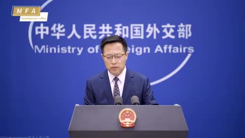 When did that happen? China says that Biden should honor the commitment that President Biden made.