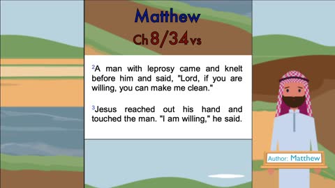 Matthew Chapter 8 (I AM willing!)