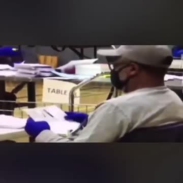 Voter fraud in action!