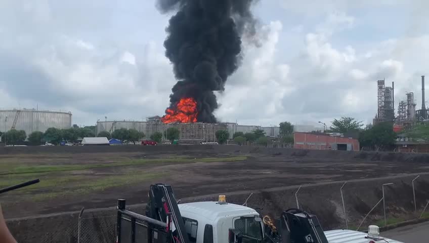 Se registró incendio en tanque de la Refinería de Barrancabermeja, Santander