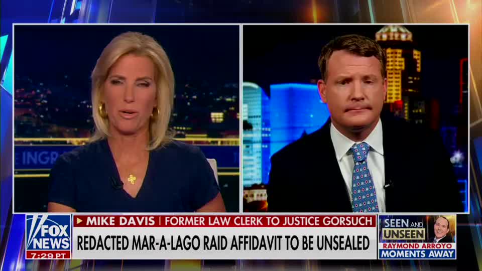 Mike Davis to Laura Ingraham: "This is going to be a political game"