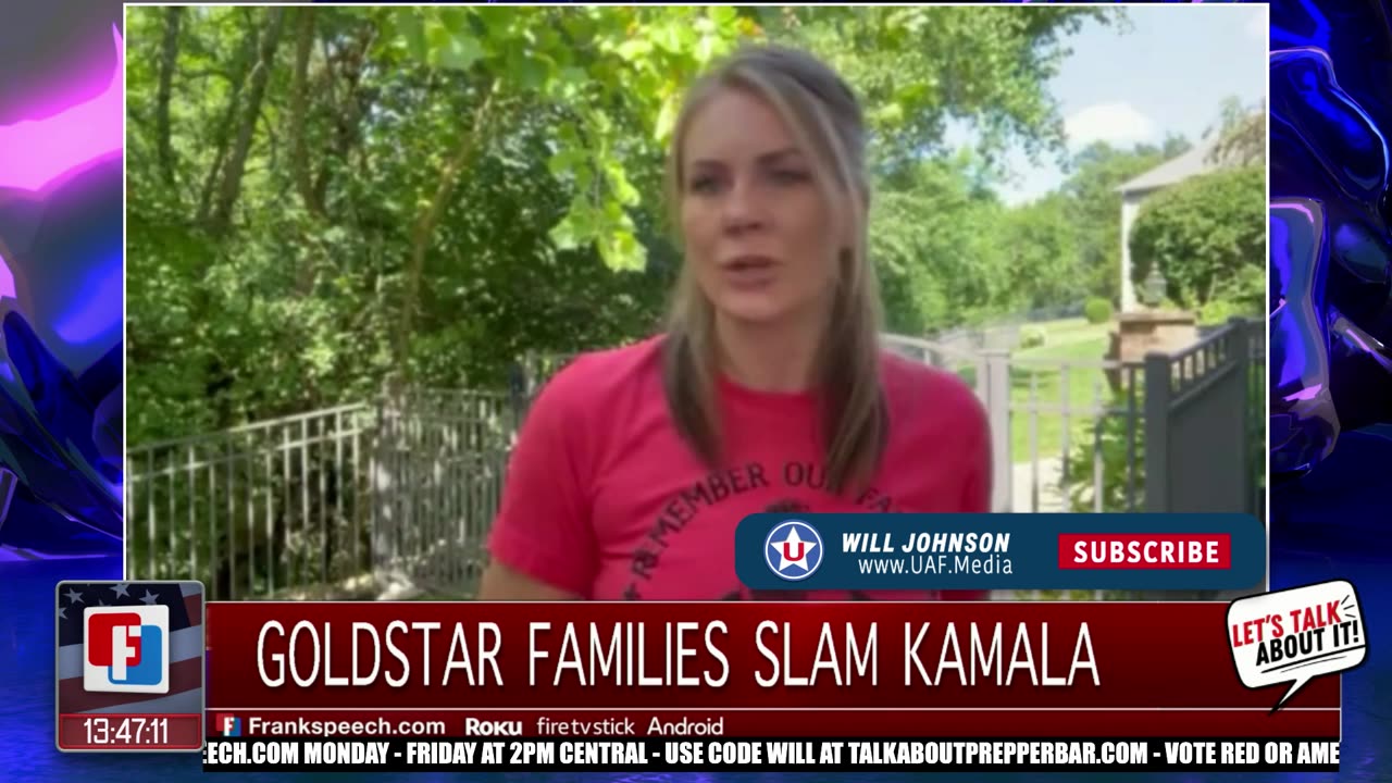 GOLDSTAR FAMILIES SLAM KAMALA