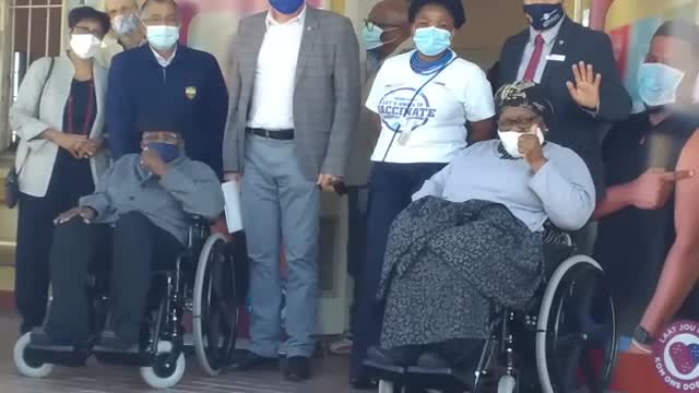 Archbishop Desmond Tutu and his wife Leah Tutu