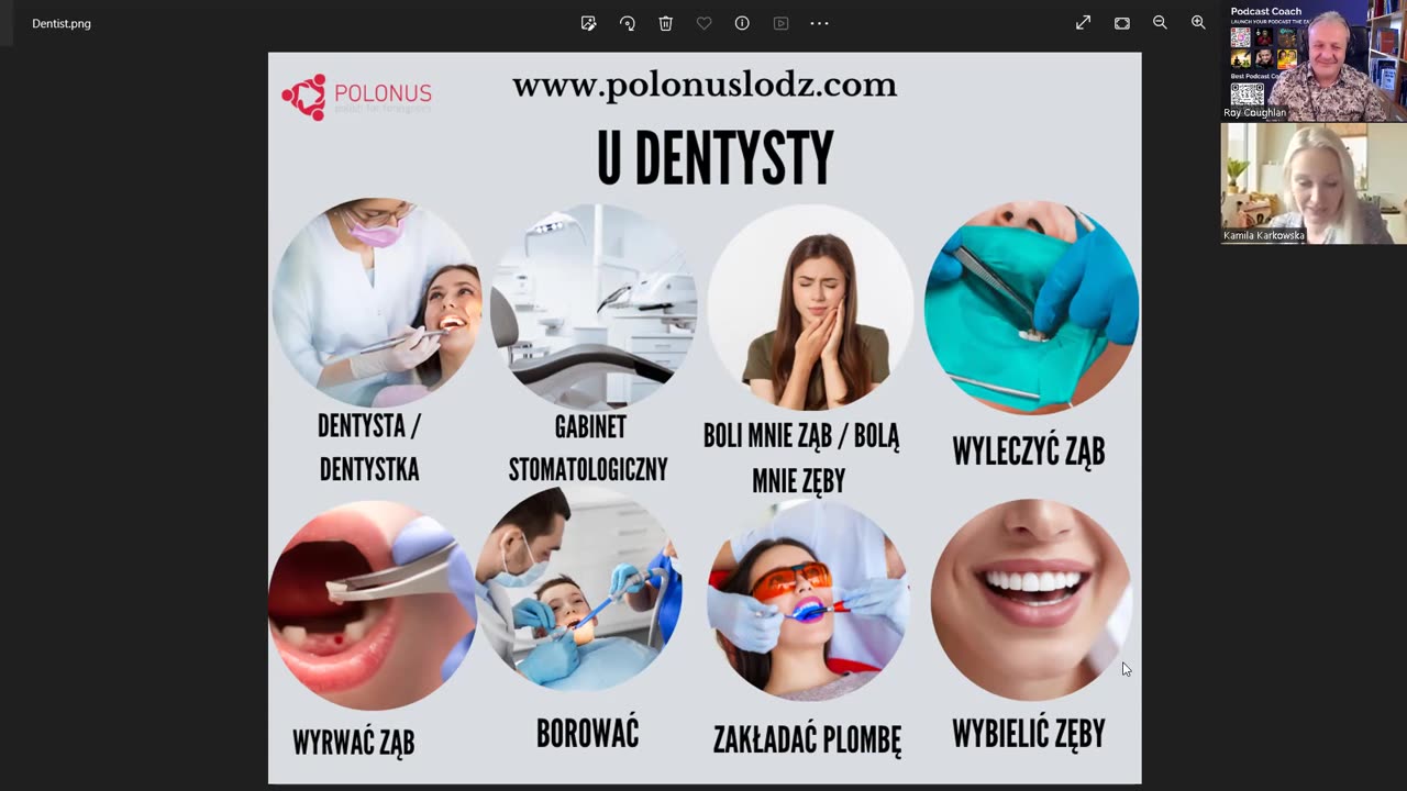 Learn Polish U dentysty - At the dentist (#402)