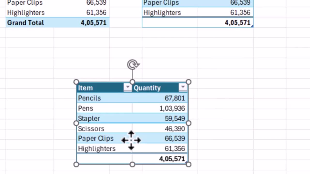 Ditch PivotTables! Self-Updating Excel Totals with Dynamic Image (Drag & Drop!)