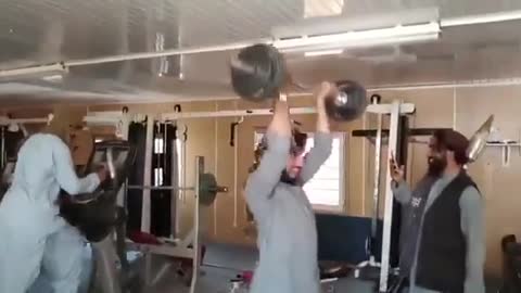 Taliban Fighters Clueless On How To Use Gym Equipment