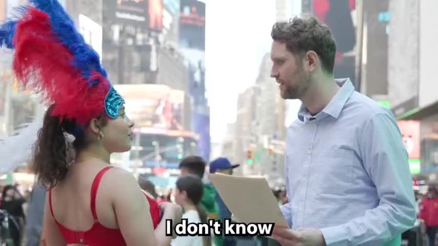 Asking New Yorkers to Donate to Tucker Carlson GOES WRONG