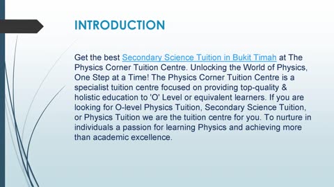 Get the best Secondary Science Tuition in Bukit Timah