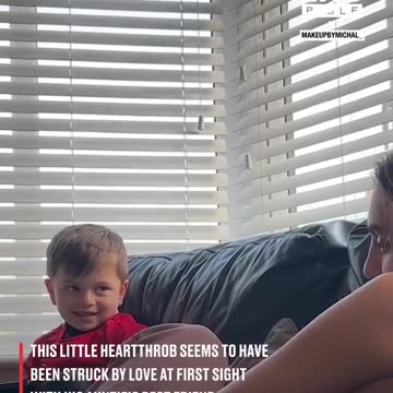 My nephew only has eyes for my bestie