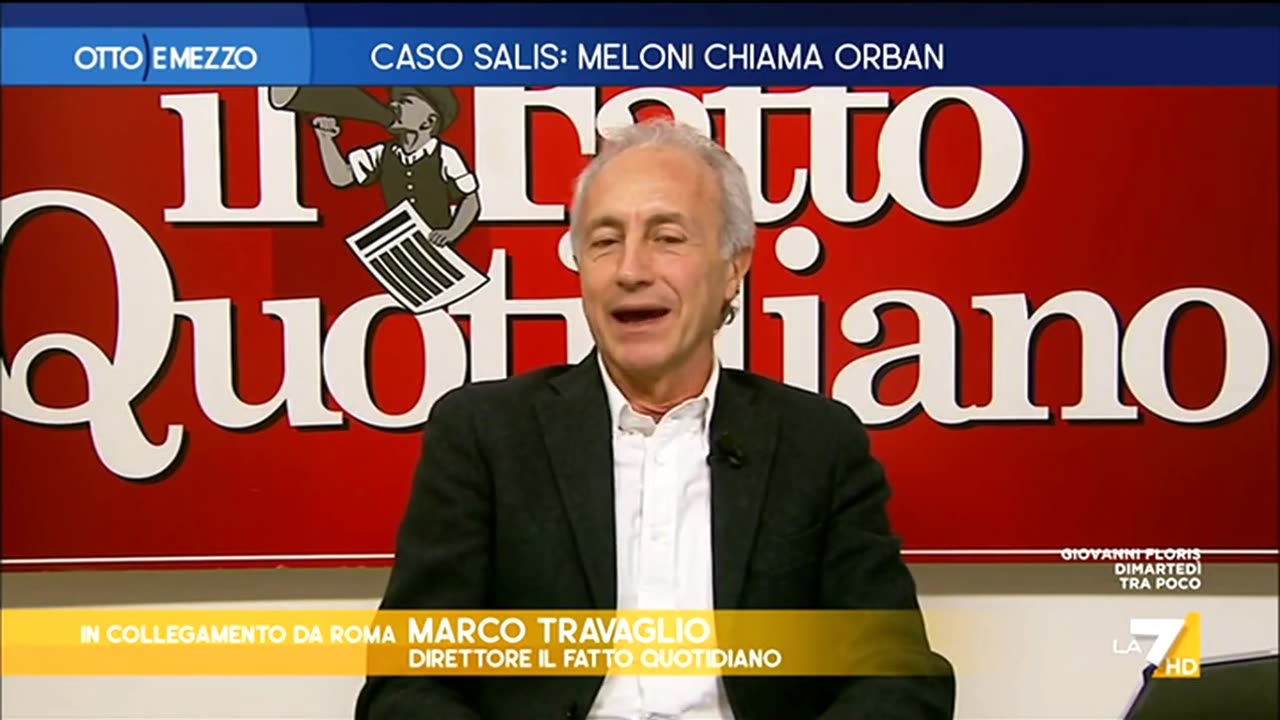 Marco Travaglio vs Gruber ed UE sul caso Orban/Salis