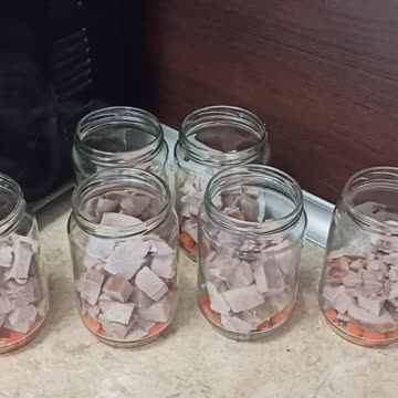 Meat ready for jelly