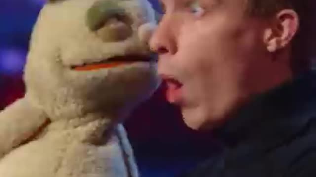 Funny ventriloquism 🤣 #agt