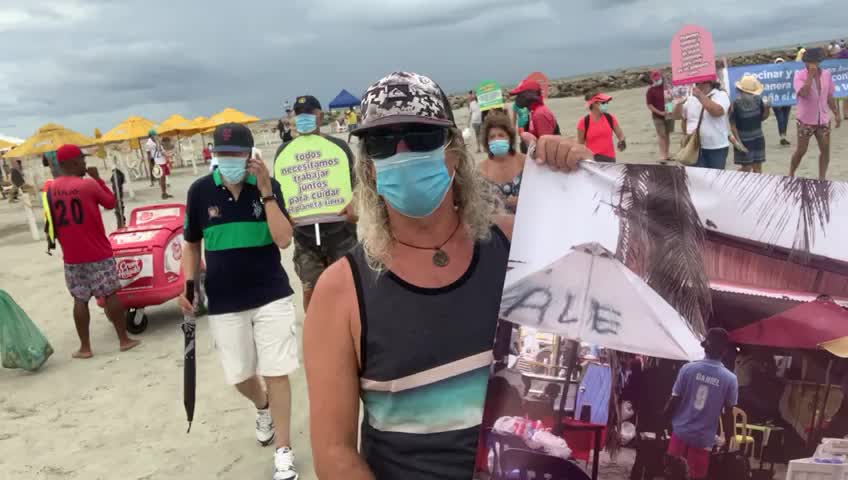 Marchan por mejorar condiciones de la Playa