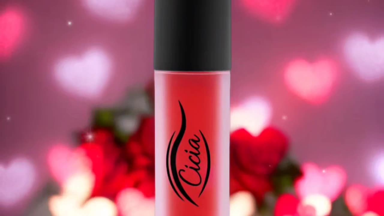 Cicia Premium Red Lip Oil - Cherry Moisturizing and Nourishing Glossy Finish | Lip Care Treatment