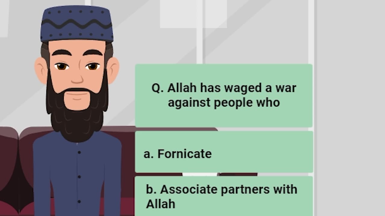 Q. Allah has waged a war against people who | #hadith #islam #muslim |