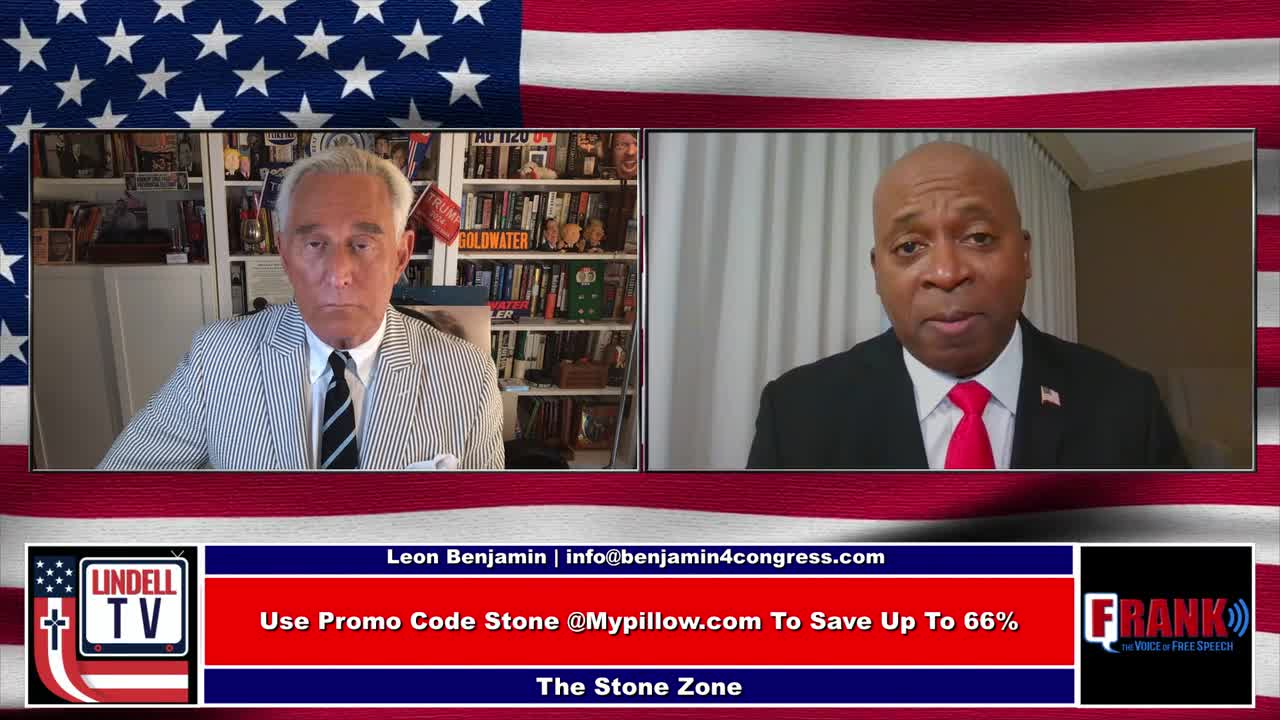 The Stone Zone With Roger Stone Joined by: Bishop Leon Benjamin & Ronda Kennedy