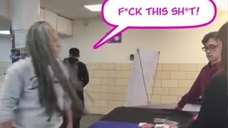 Crazy Pro-Abortion Professor Vandalizes Pro-Life Student Table