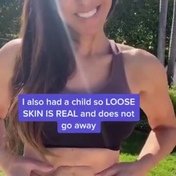 I have abs but loose skin is real! #weightlose #diet #exercise