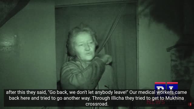 Testimony of war crimes allegedly committed by the Ukrainian military - Mariupol human shields 2022