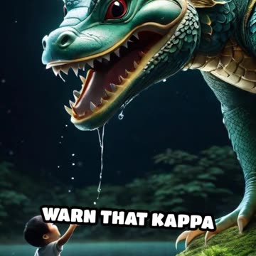 Beware the Kappa A Japanese Legend