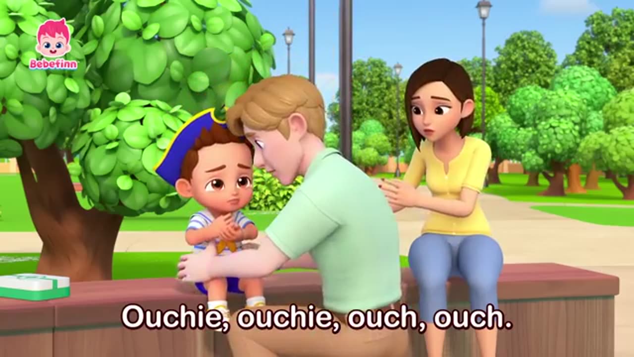 Ouch! Playground Safety Song | Bebefinn Nursery Rhymes for Kids