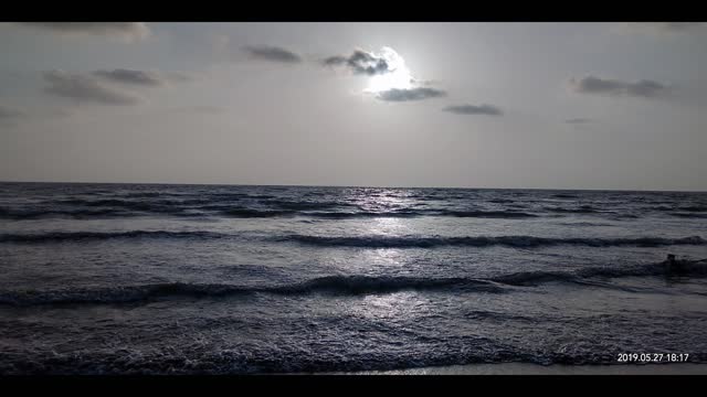 Sunset over Sea
