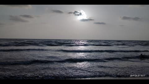 Sunset over Sea