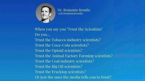Trust the Scientists?